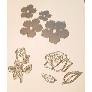 Metal cutting die set flower design/patterns for scrapbooking/crafts